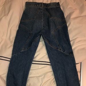 REVICE Denim Venus Crops in Lightyear Wash